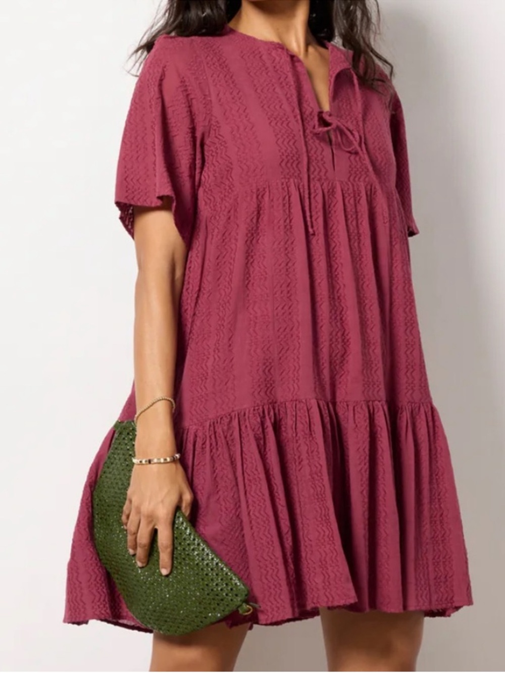 Emerson Fry Isla Dress in 2 Crushed Berries Size XS/S